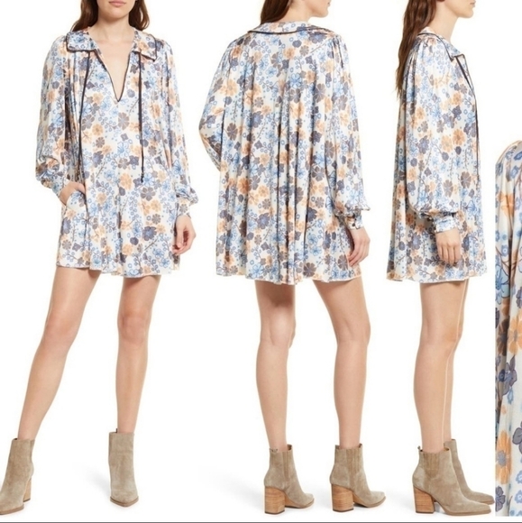 FREE People Daisy Jane Mini Dress, NWT - Picture 2 of 12
